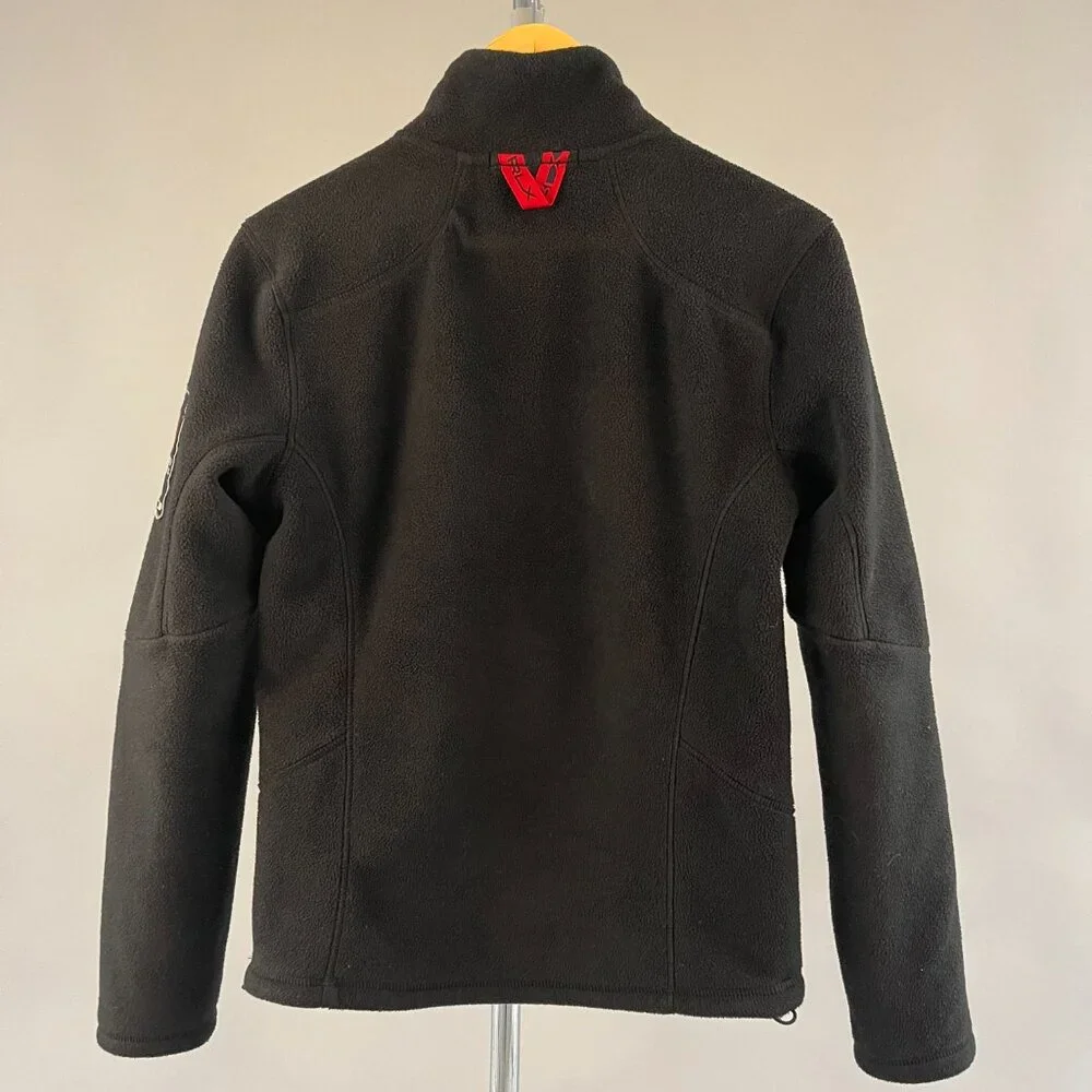 RLX Ralph Lauren Men's Long Sleeve Fleece Jacket In Black Size XS - Picture 2 of 5